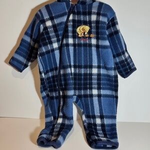 Vintage Disney Classic Pooh warm baby pyjama.